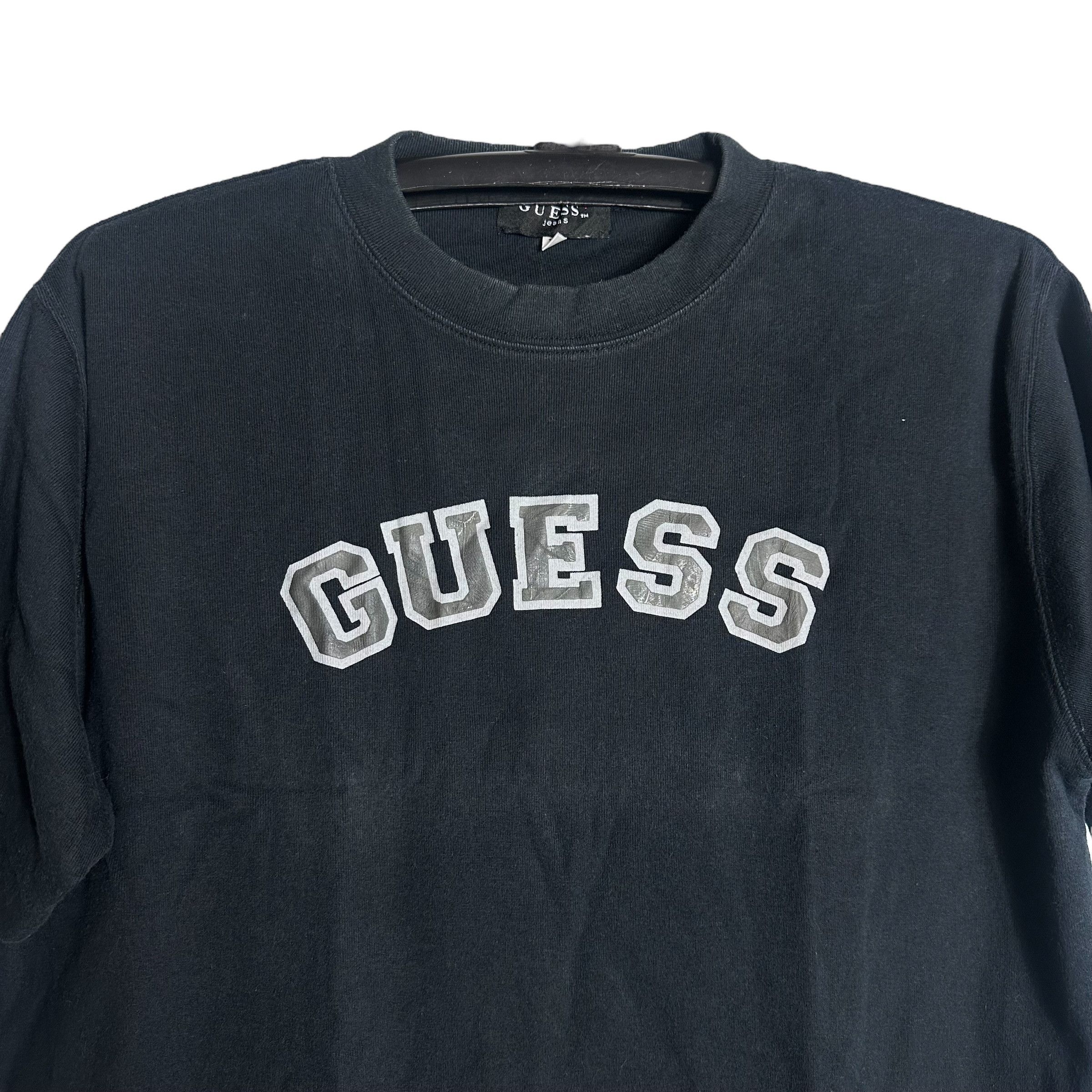 Guess × Vintage 🔥RARE🔥Vintage Guess Spell Out Logo T-shirt Size US M / EU 48-50 / 2 - 2 Thumbnail