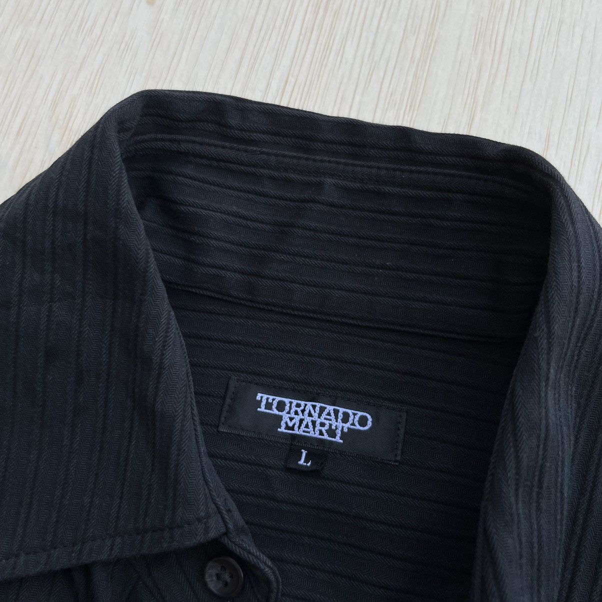 Tornado Mart TORNADO MART BLACK SLIM FIT LONG SLEEVE SHIRT Size US L / EU 52-54 / 3 - 5 Thumbnail