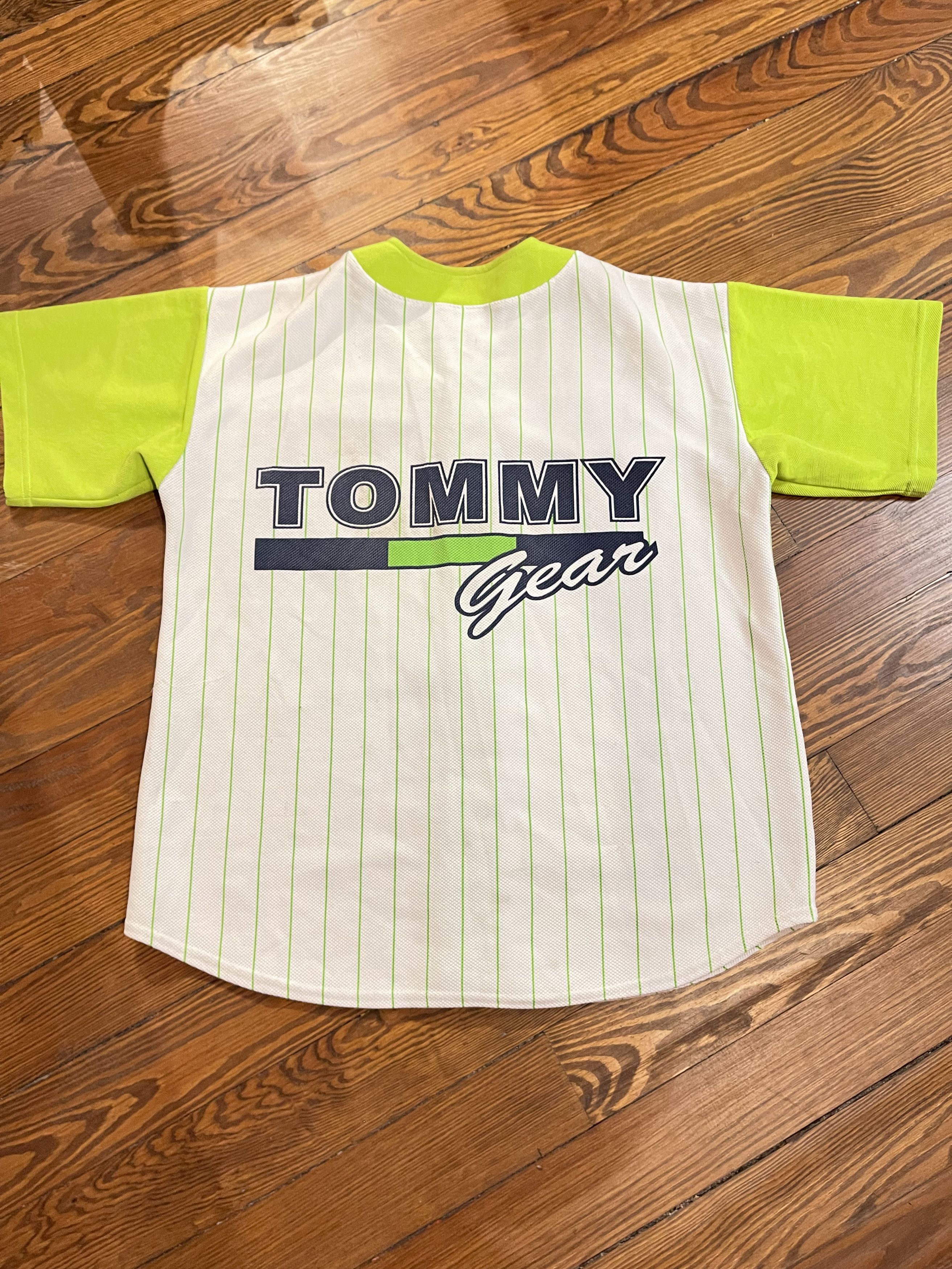 Rap Tees × Tommy Jeans × Vintage 1990's Tommy Jeans Hip-Hop Baseball Jersey Size US L / EU 52-54 / 3 - 8 Thumbnail