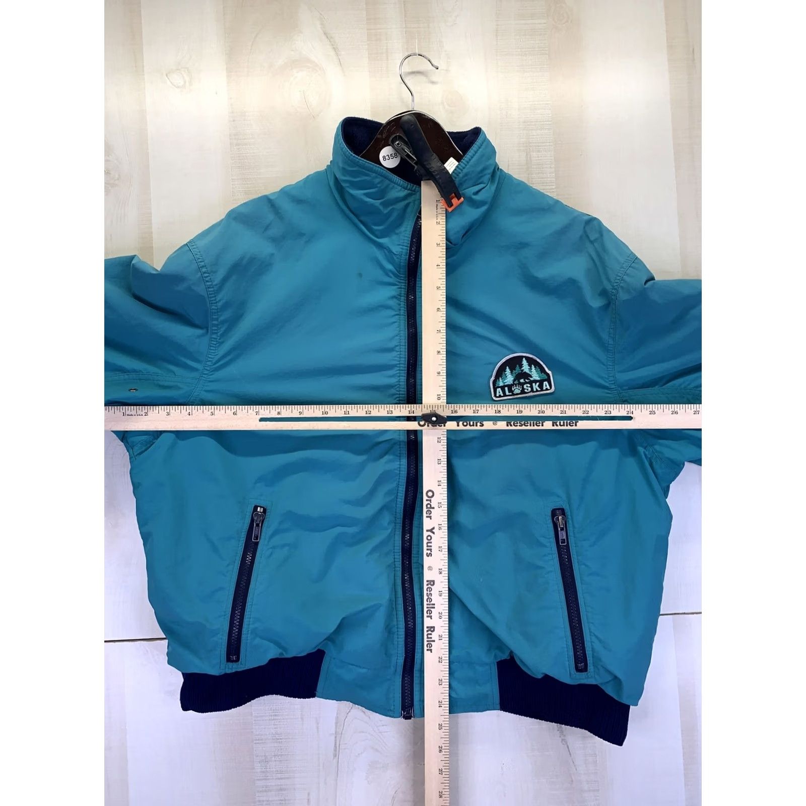 Eddie Bauer VINTAGE Eddie Bauer Mens Alaska Patch Teal Blue Winter Jacket USA Made-XL Jacket Mens XL Blue Alaska Patch 1990s US Made Size US XL / EU 56 / 4 - 2 Thumbnail