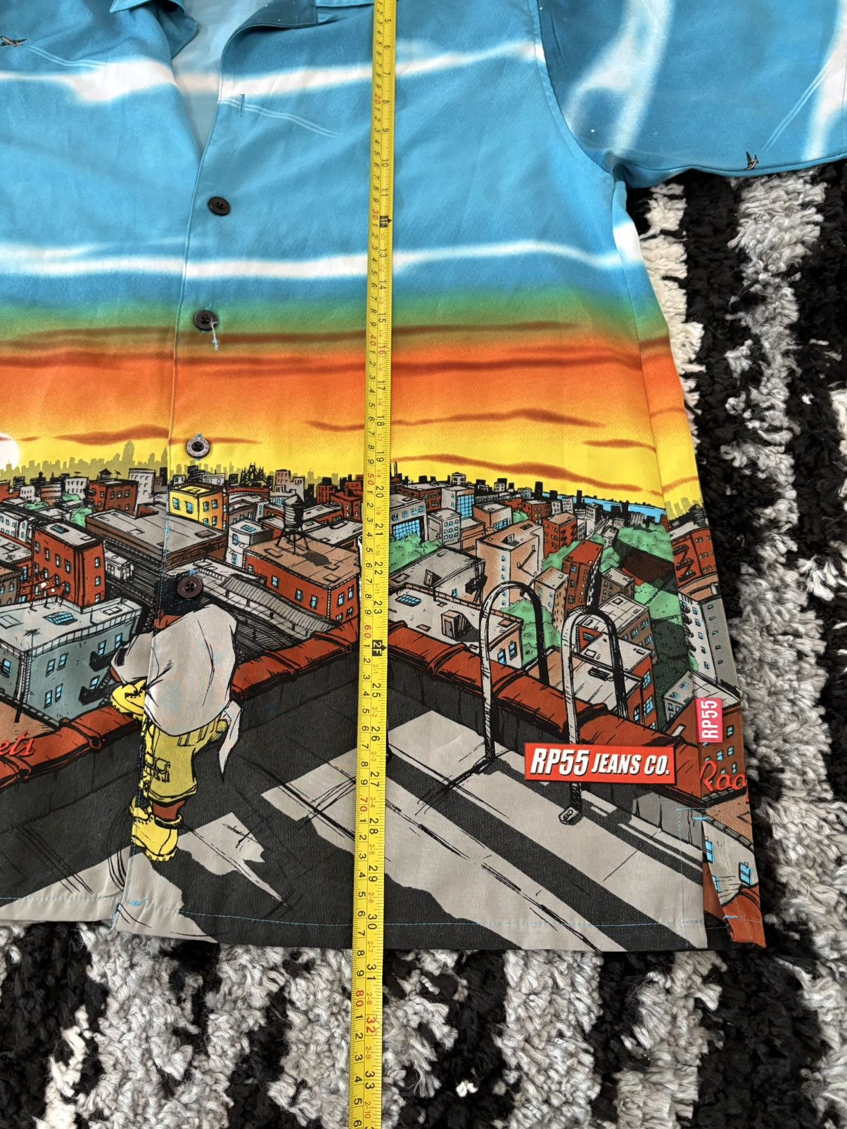 Other Y2K summer crazy graffiti rap shirt button up Size US M / EU 48-50 / 2 - 6 Thumbnail