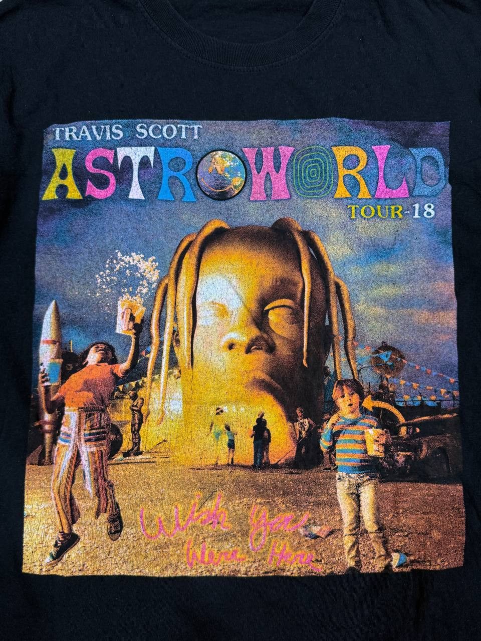 Travis Scott Travis Scott Astroworld Wish You Where Here 2018 Tour Size US M / EU 48-50 / 2 - 2 Thumbnail