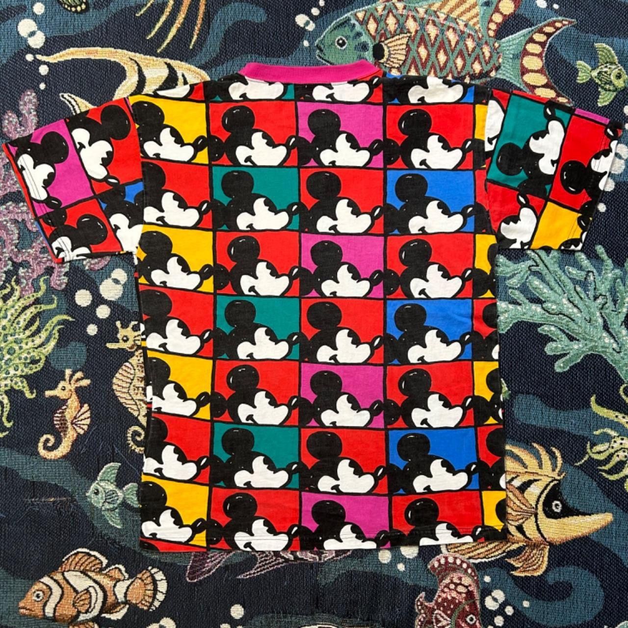 Mickey & Co. × Vintage Vintage Mickey Mouse Pop Art AOP T Shirt Size US XL / EU 56 / 4 - 4 Thumbnail