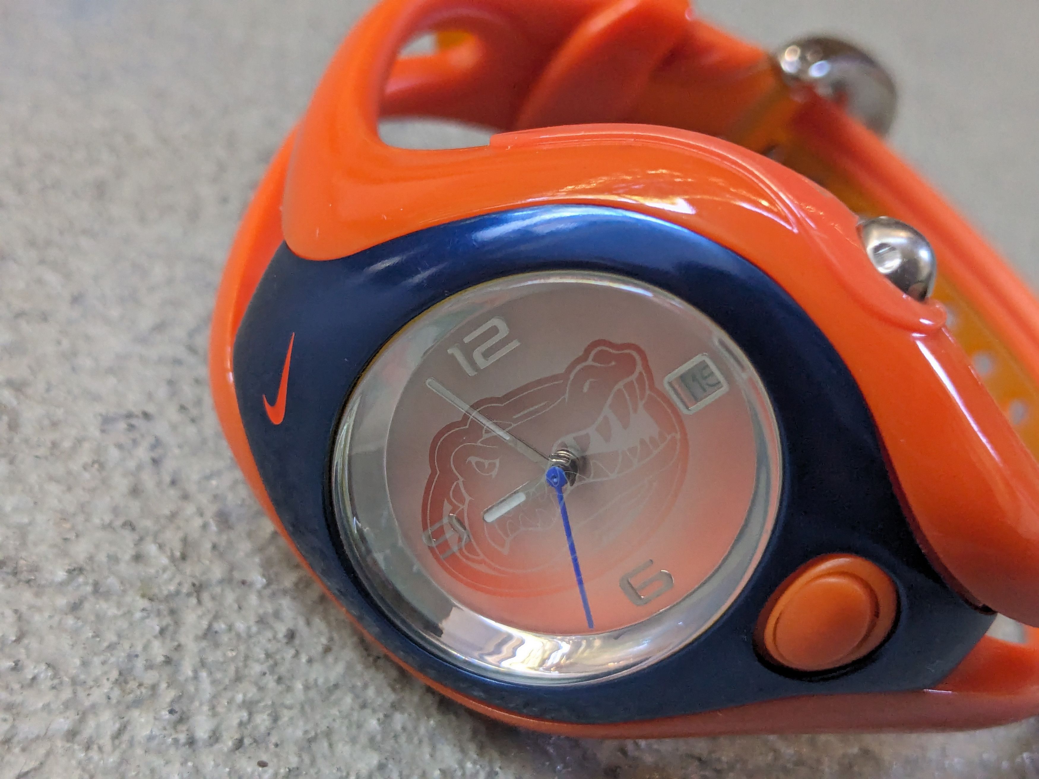 Nike × Vintage Vintage Nike Watch Florida University Orange Rubber Digital Size ONE SIZE - 3 Thumbnail