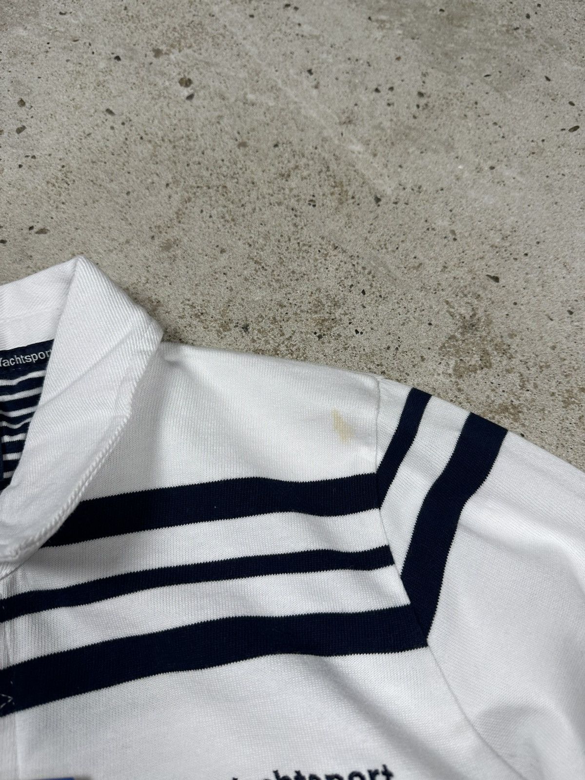 BMW BMW Yachting Sport Racing Striped Rugby Polo Long Sleeve Tee Size US S / EU 44-46 / 1 - 4 Thumbnail
