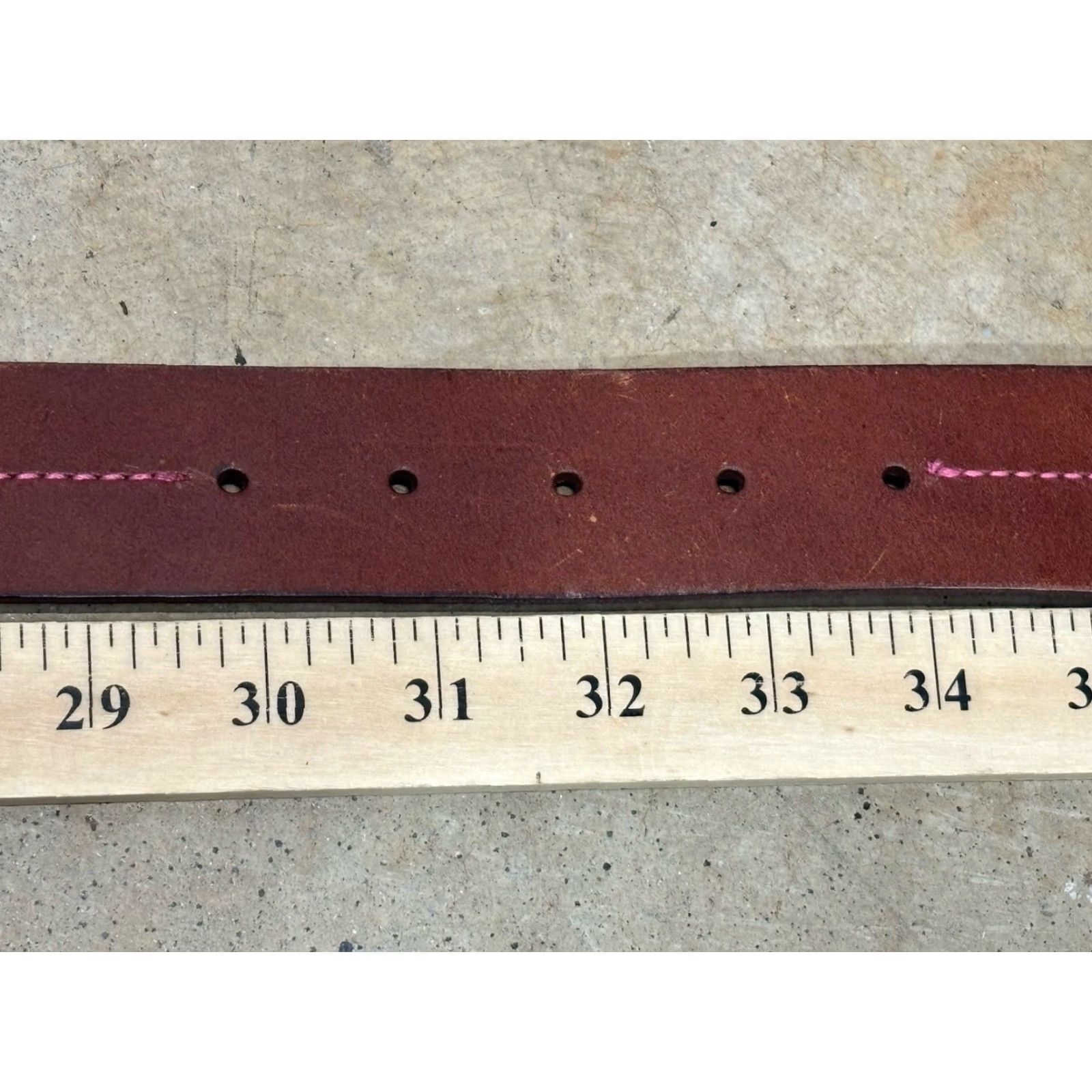 American Eagle Outfitters VINTAGE American Eagle Belt Women Size S 1.5” Wide Brown Floral Stitching Y2K Womens Size ONE SIZE - 8 Thumbnail