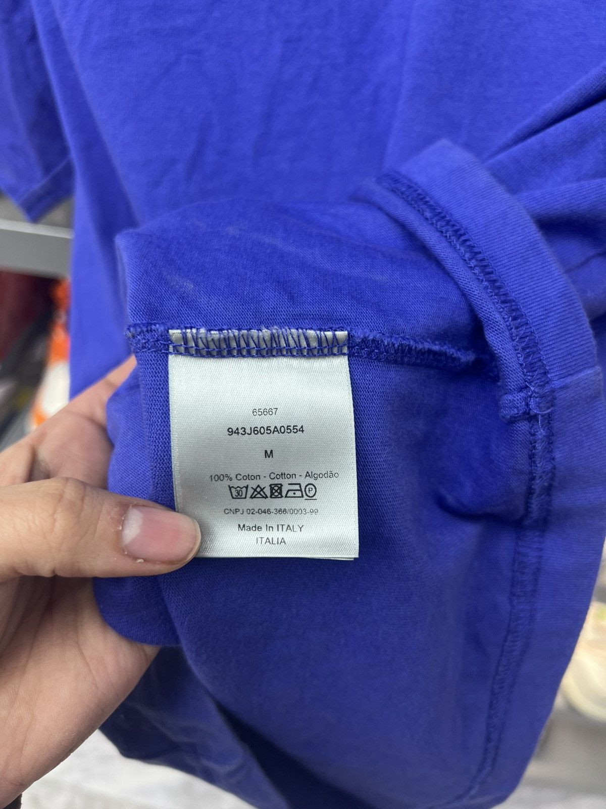 Dior Dior CD Purple Icon Tee Size US M / EU 48-50 / 2 - 7 Thumbnail