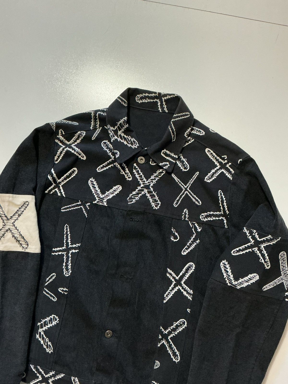 Kaws Kaws X Art Custom Made Sample Denim Jean Trucker Jacket Size US M / EU 48-50 / 2 - 4 Thumbnail