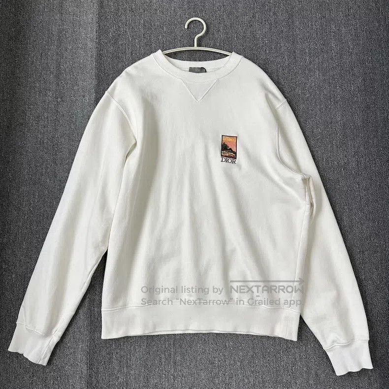 Dior Dior SS22 chest logo white cotton long sleeves Size US L / EU 52-54 / 3 - 1 Thumbnail