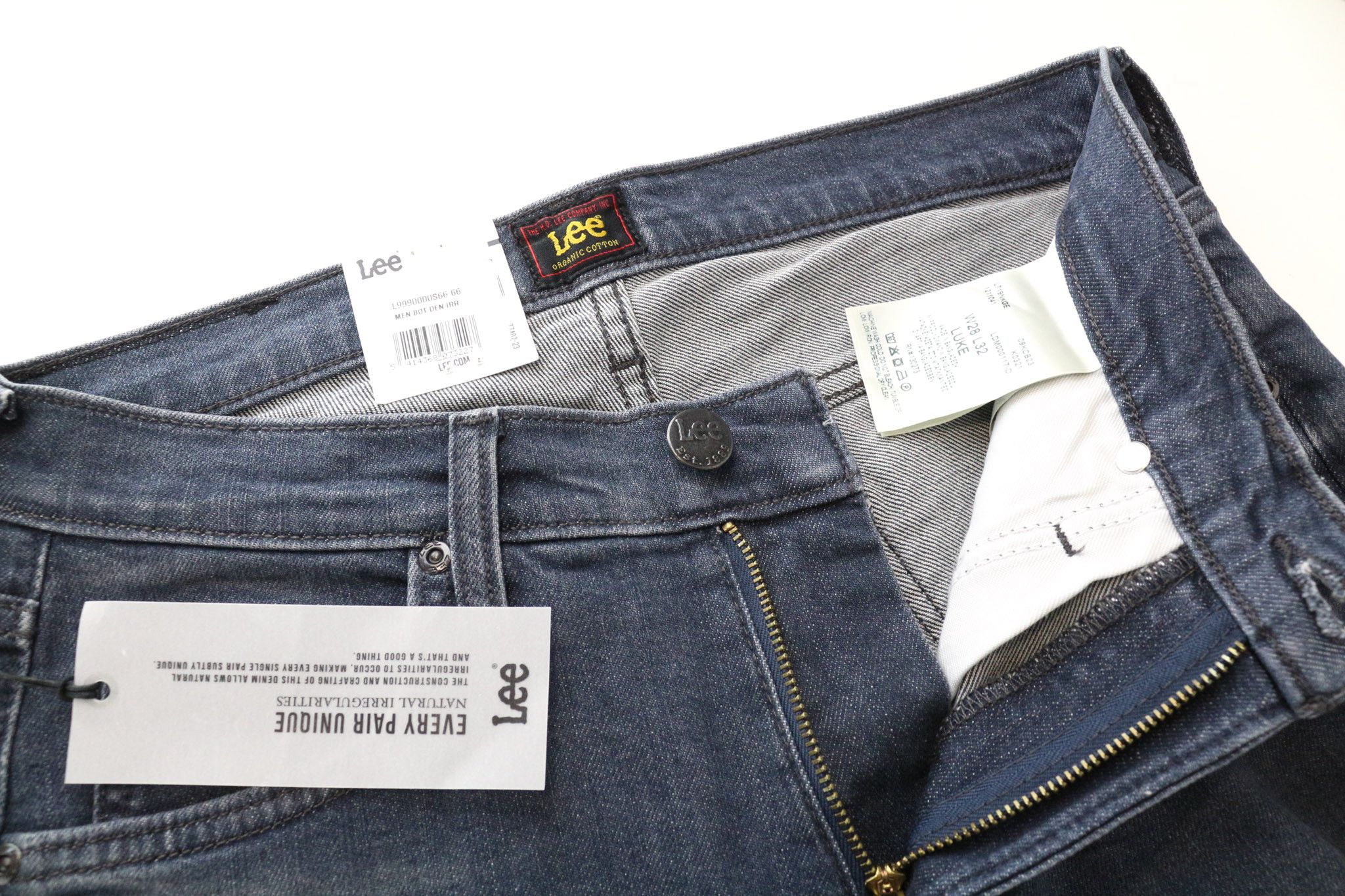 Lee LUKE W28/L32 Dark Blue Slim Stretch Jeans 74364 Size US 28 / EU 44 - 3 Thumbnail