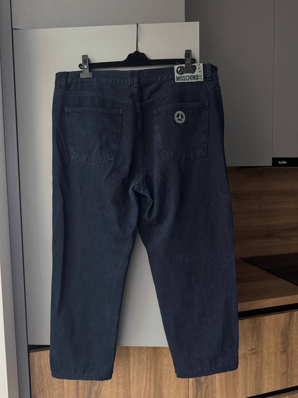 Moschino Size 42 Vintage Moschino Jeans Blue Loose Fit Trousers Size US 42 / EU 58 - 1 Thumbnail