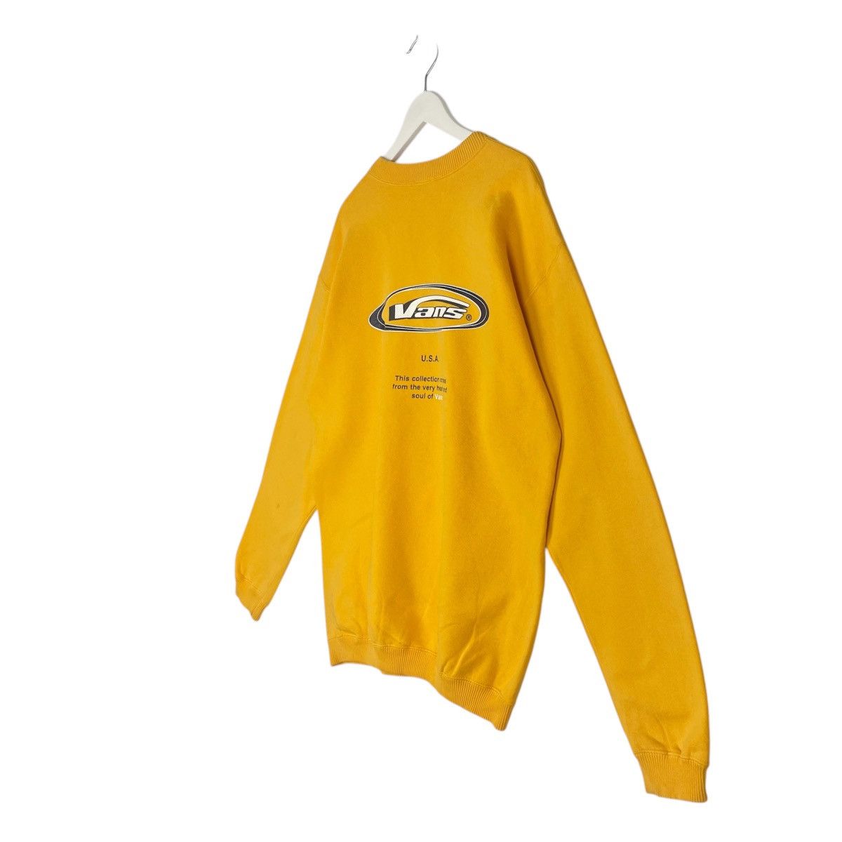 Designer × Vintage Vintage Hoodie/sweater 90s Vans Usa sweatshirt pullover - Size US L / EU 52-54 / 3 - 5 Thumbnail