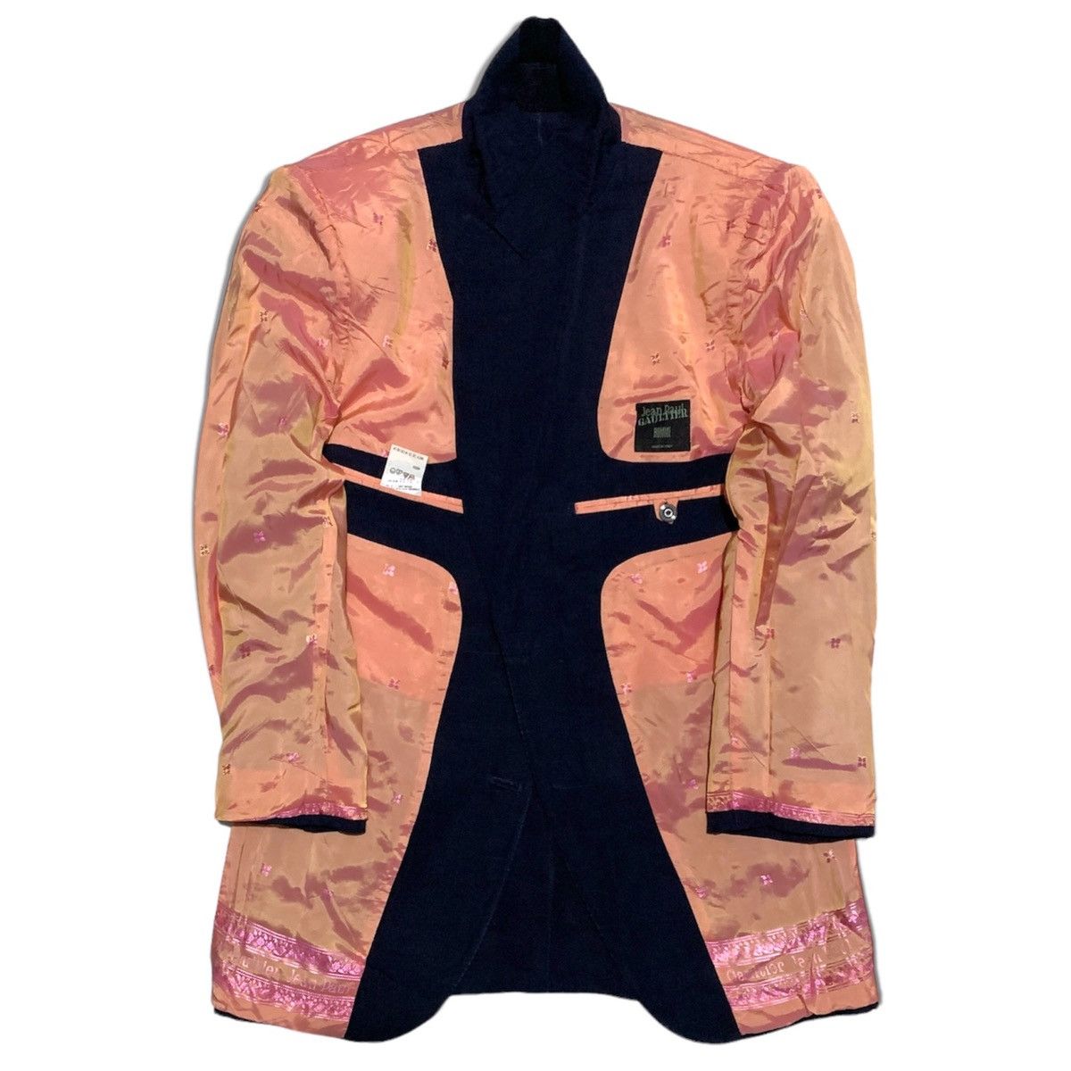 Jean Paul Gaultier Jean Paul Gaultier Homme Tailored Linen Rayon Sport Coat Size 46S - 1 Thumbnail