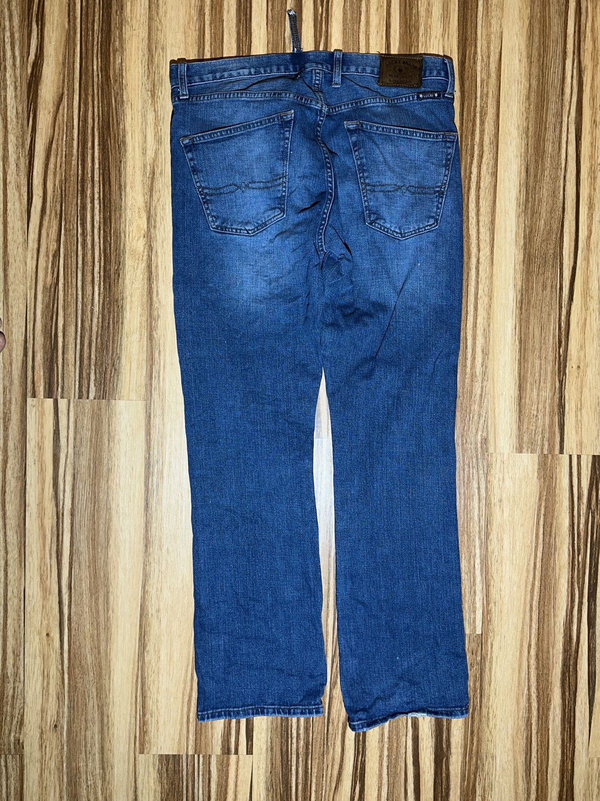 Lucky Brand Lucky Brand Men's Distressed Blue Jeans Size US 40 / EU 56 - 5 Thumbnail
