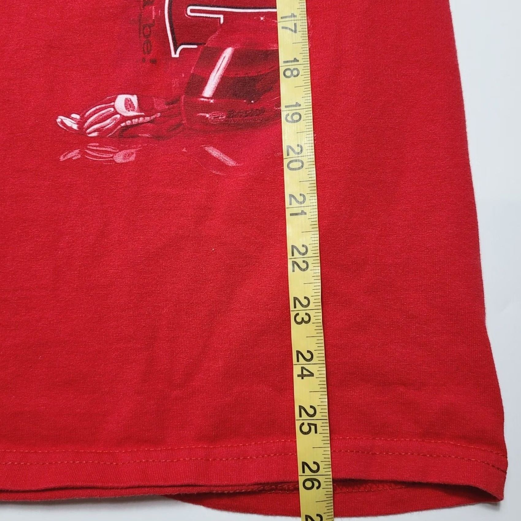 Fruit Of The Loom NASCAR T-Shirt Bristol Motor Speedway Red 2005 Graphic Print Men's Large - Fruit of the Loom Shirt Regular Short Sleeve Size US L / EU 52-54 / 3 - 7 Thumbnail