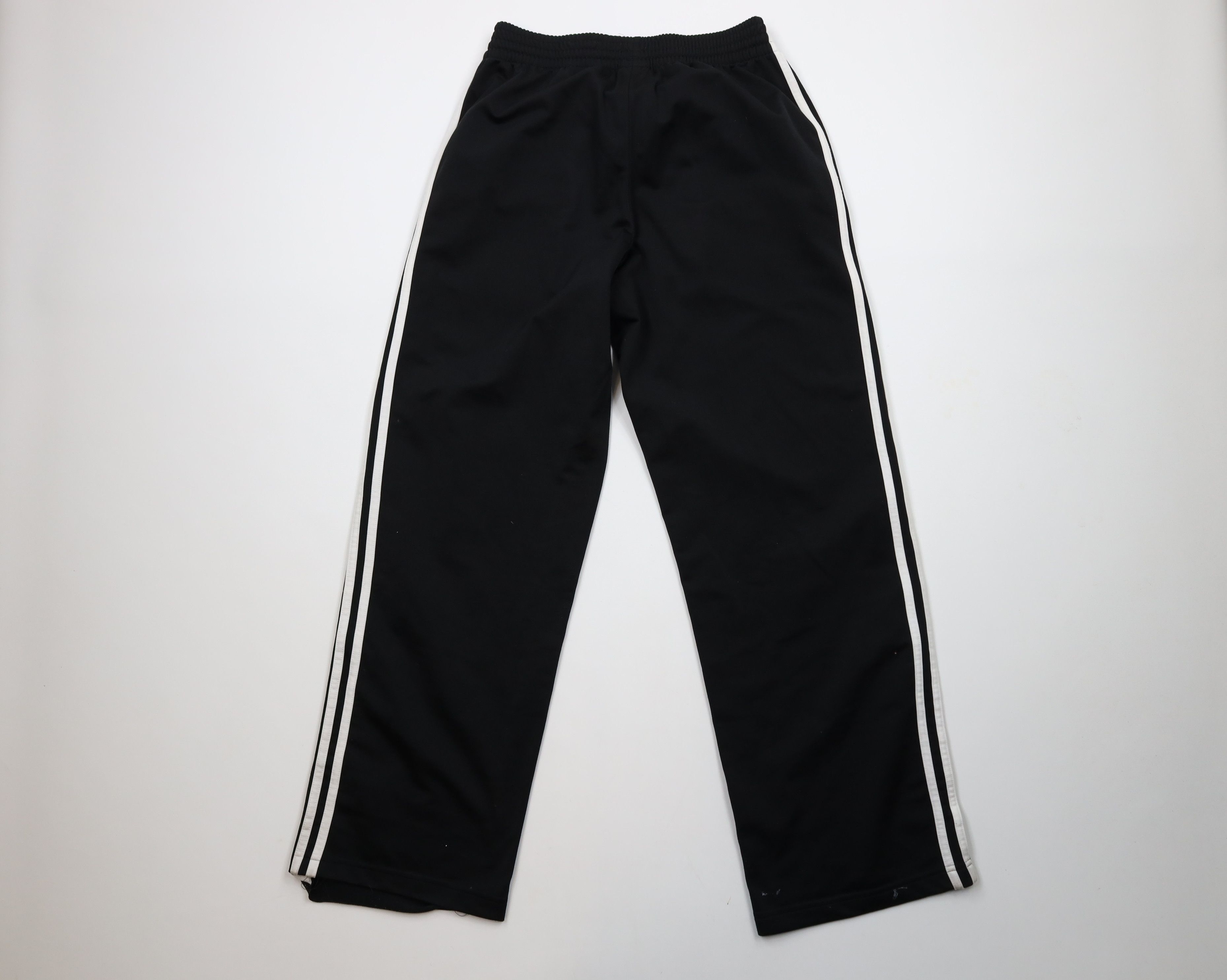 Adidas Vintage Y2K Adidas Spell Out Striped Wide Leg Sweatpants Size US 34 / EU 50 - 10 Thumbnail