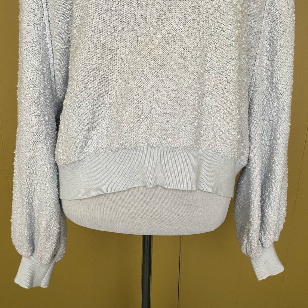 Free People Free people women S v-cut Longsleeve textured sweater light Size S / US 4 / IT 40 - 2 Thumbnail