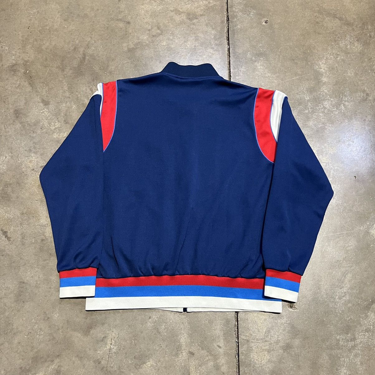 Nike Vintage 80s Nike Track Jacket Warm Up Full Zip Retro Ringer Size US XL / EU 56 / 4 - 7 Thumbnail