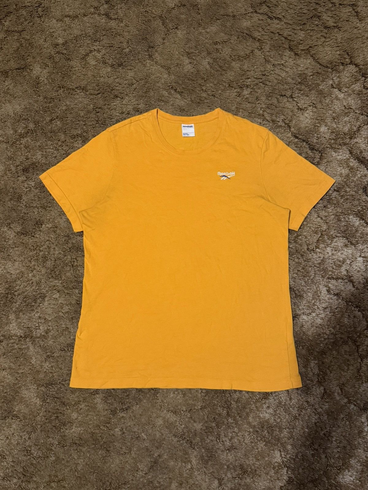 Reebok Reebok Logo Tee Yellow Size Large Size US L / EU 52-54 / 3 - 3 Thumbnail