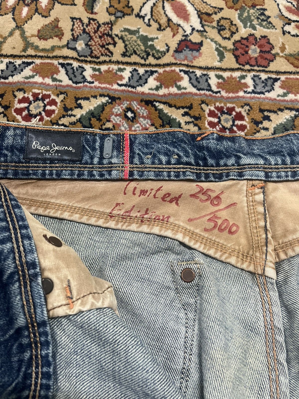 Pepe Jeans limited edition Pepe jeans 256/500 piece selvedge Size US 31 - 3 Thumbnail