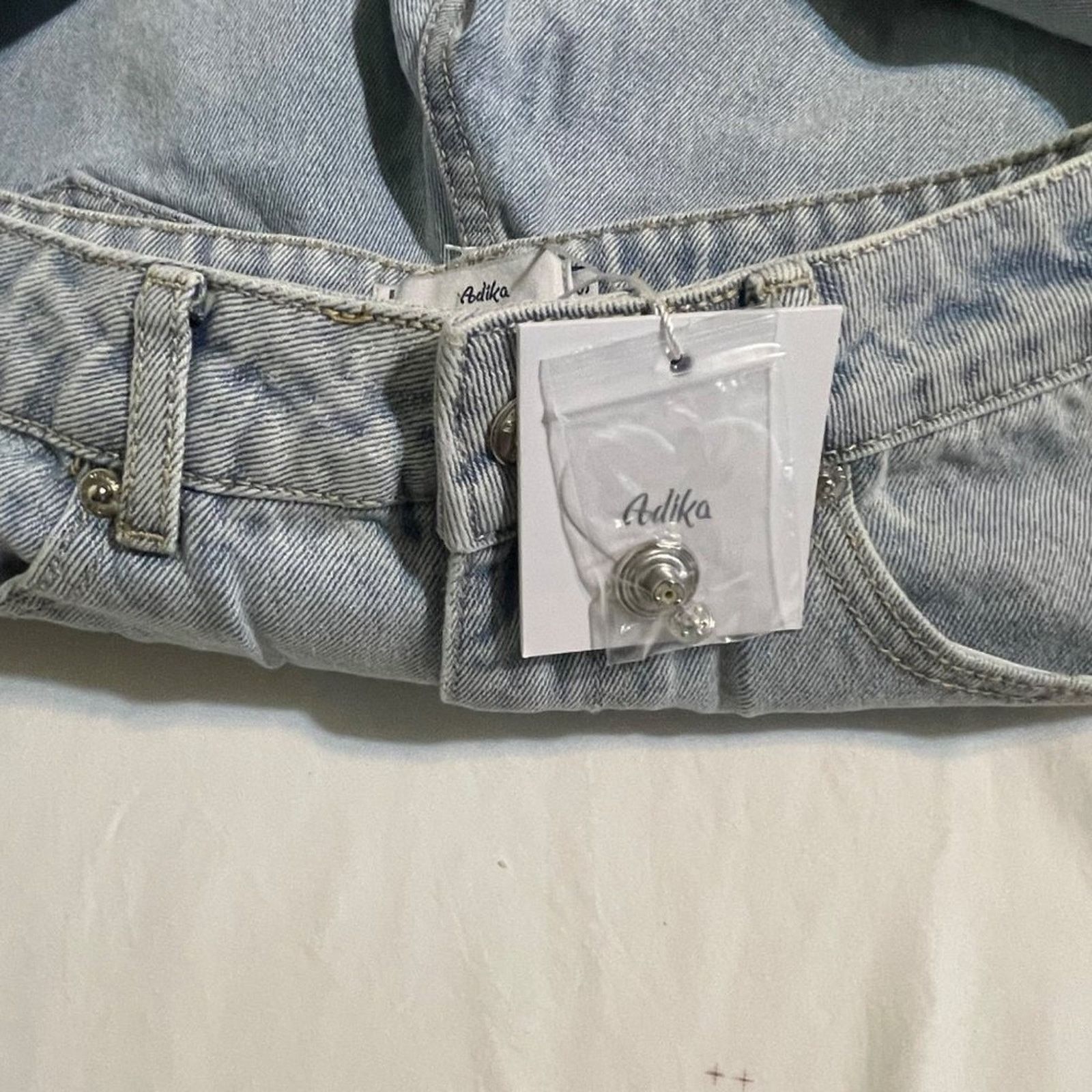 Other Adika Small Toxic High Waist Jeans Distressed Graphic Denim Size 26" / US 2 / IT 38 - 7 Thumbnail