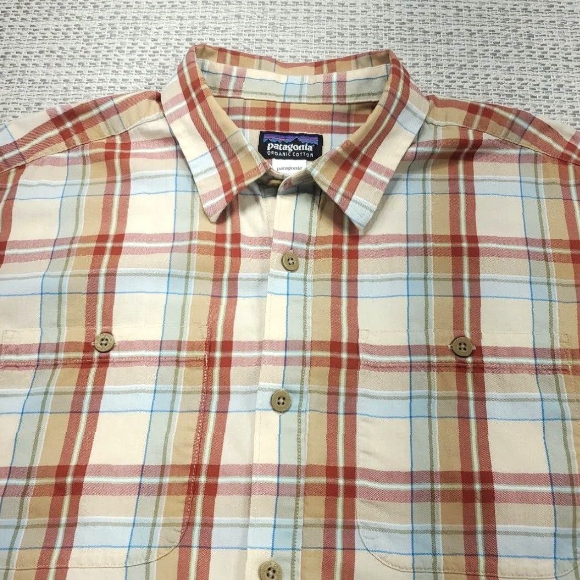 Patagonia Patagonia Shirt Mens M Button-Up Organic Cotton Plaid Long Sleeve Outdoor Western Camping Hiking Size US L / EU 52-54 / 3 - 7 Thumbnail