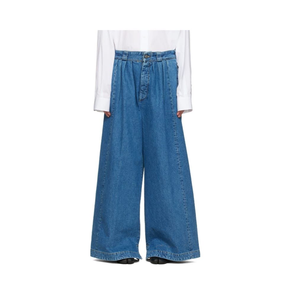 Maison Margiela o1y0625 Denim Pant in Blue Size 27" / US 4 / IT 40 - 1 Thumbnail