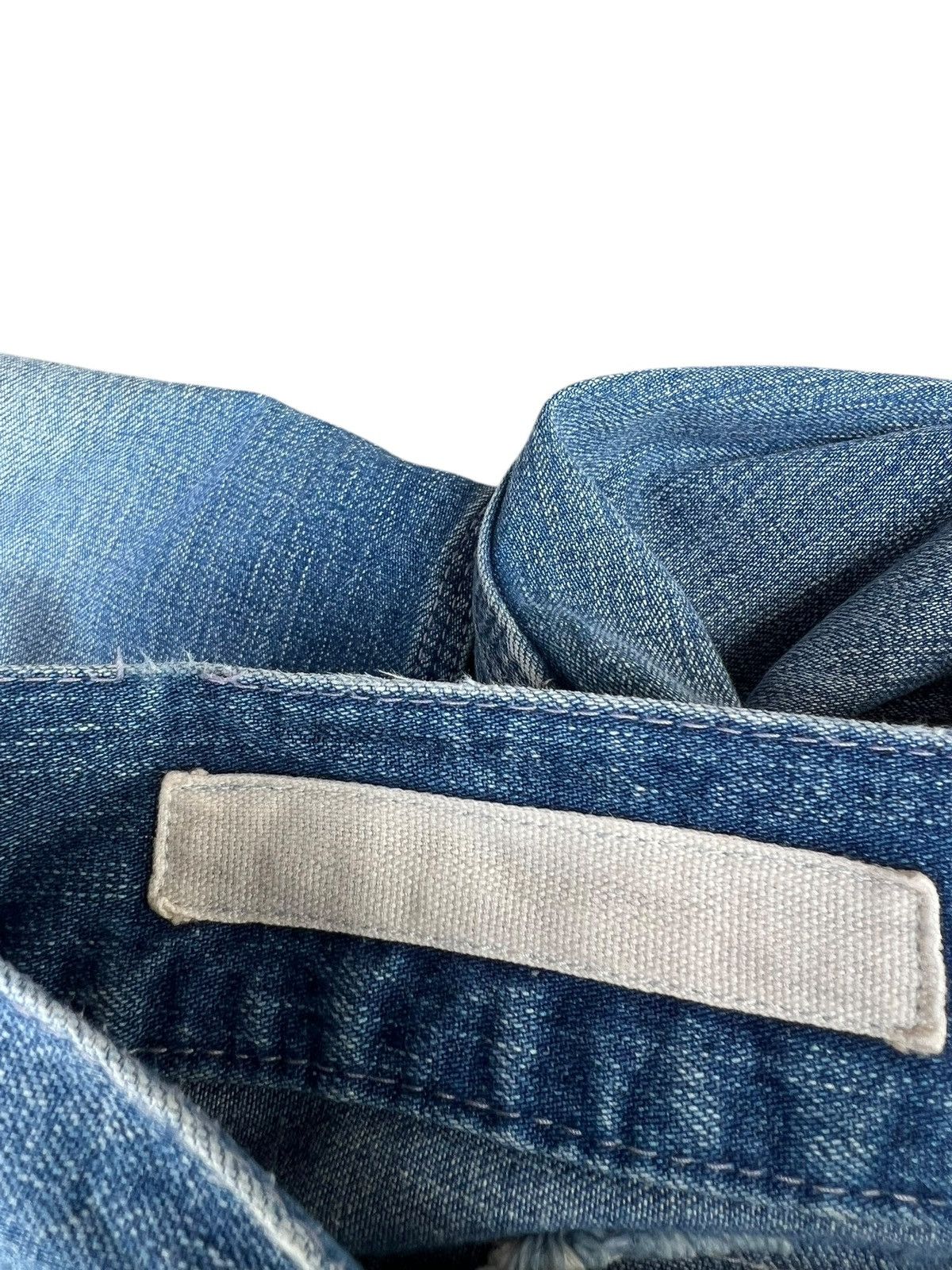 Blue Blue Japan Loose Flare Inpaichthys Kerri Japan Fade Denim Work Jeans Size US 30 / EU 46 - 20 Thumbnail