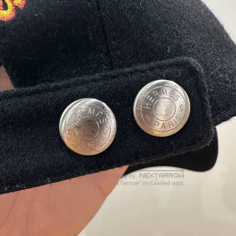 Hermes Hermes size 58 Cashmere Color Block Letter Baseball Cap Size ONE SIZE - 7 Thumbnail