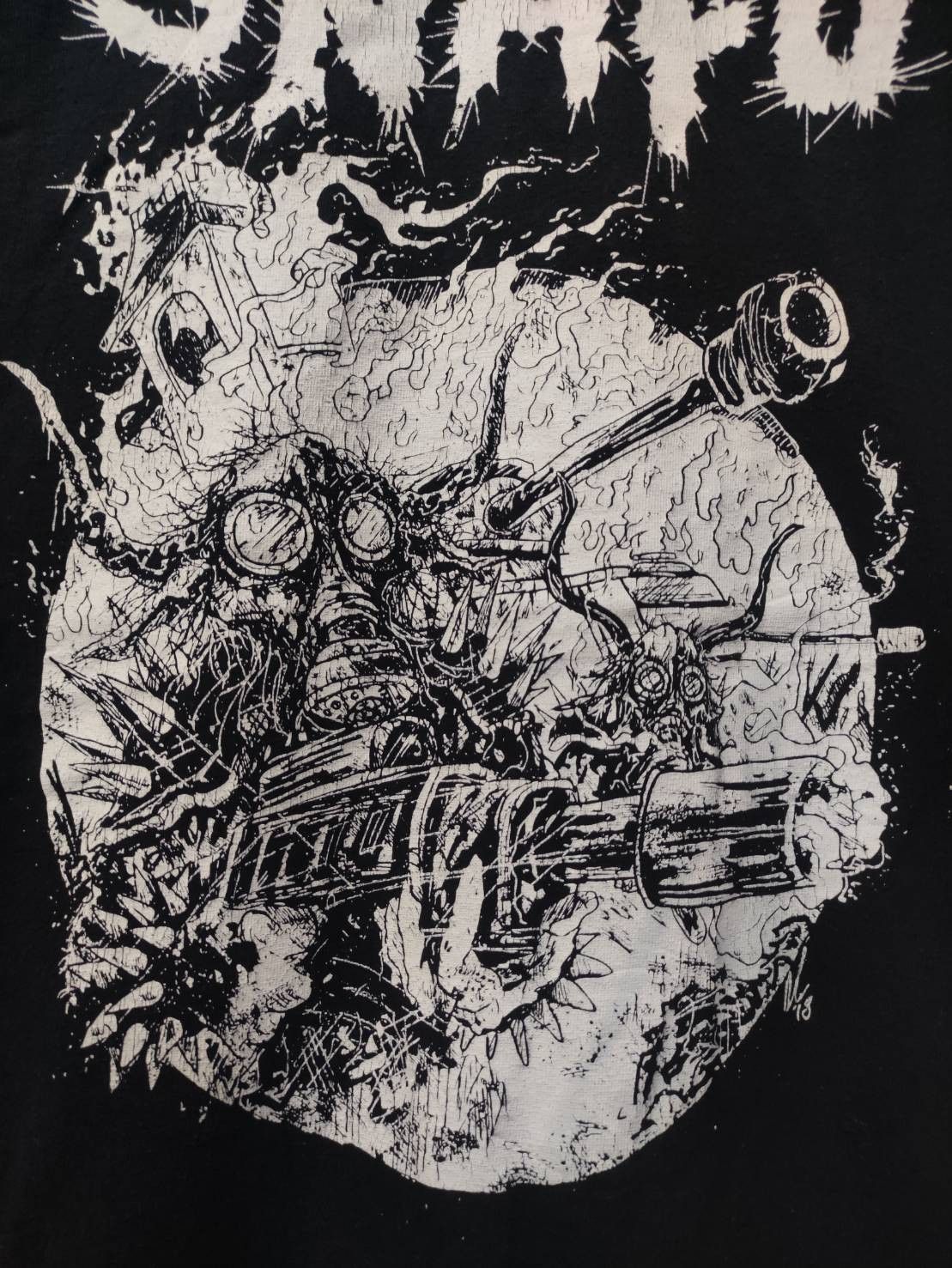 Band Tees S.N.A.F.U. Band Hardcore Thrash Punk from Detroit Michigan Size US M / EU 48-50 / 2 - 4 Thumbnail
