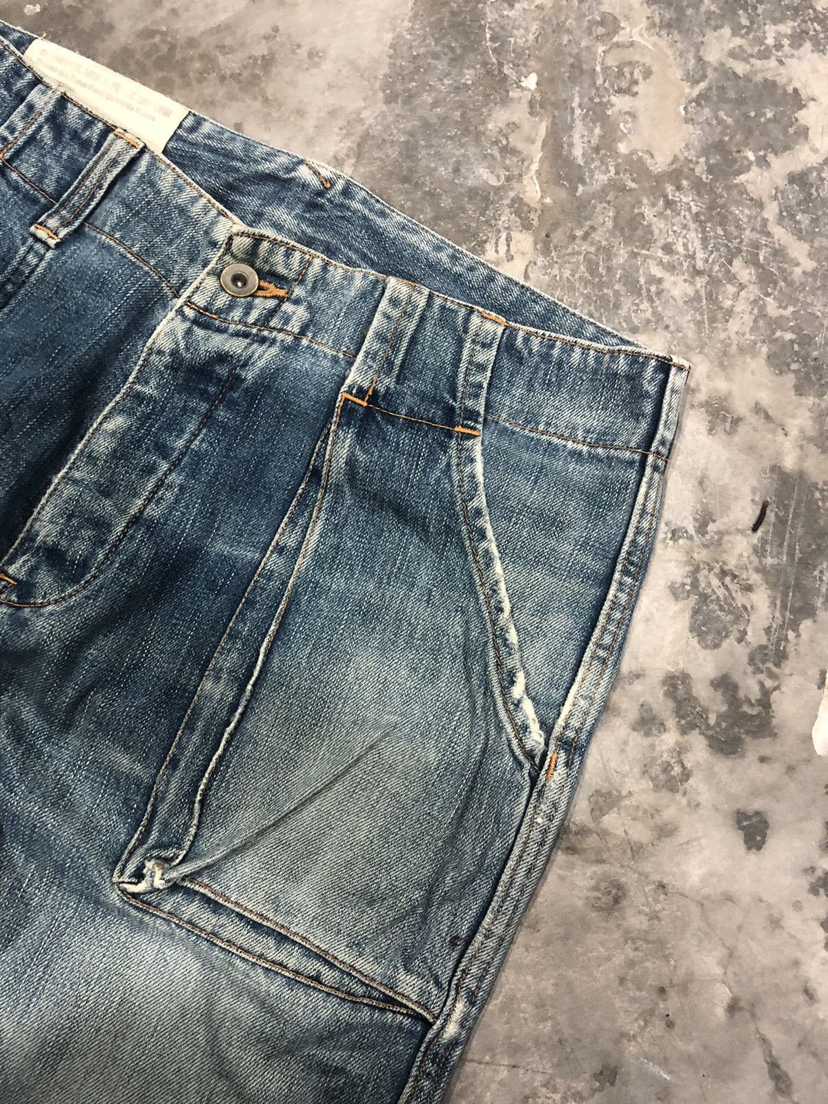 Japanese Brand × Johnbull × Vintage Vintage Johnbull Soldier Bushpant Denim Jeans Size US 33 - 5 Thumbnail