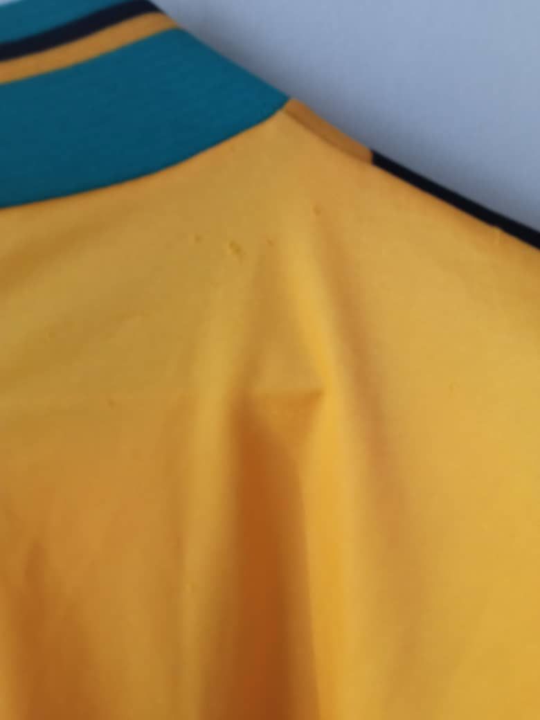 Adidas Adidas Equipment FC Bayern Munchen 1993 Yellow Jersey Size US L / EU 52-54 / 3 - 15 Thumbnail