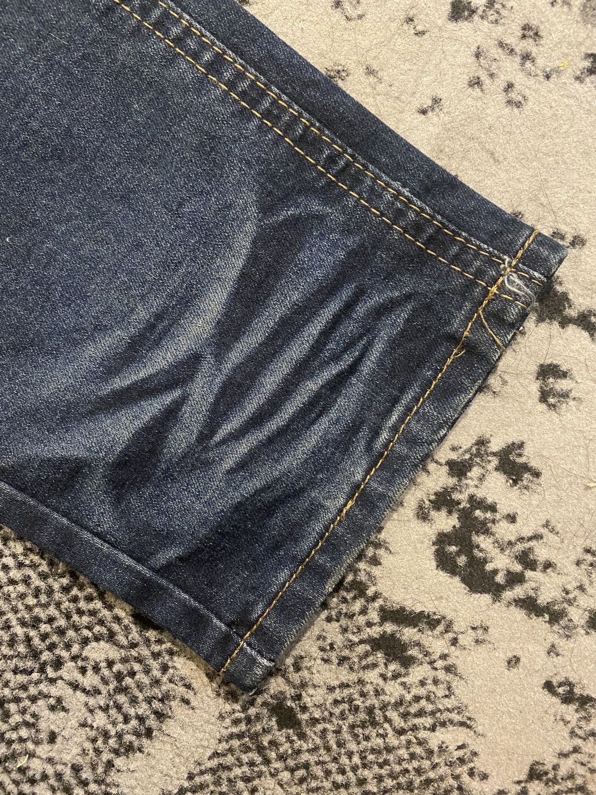 Japanese Brand Hysteric Glamour Patchwork Washed Denim Hello Kitty Size US 33 - 7 Thumbnail
