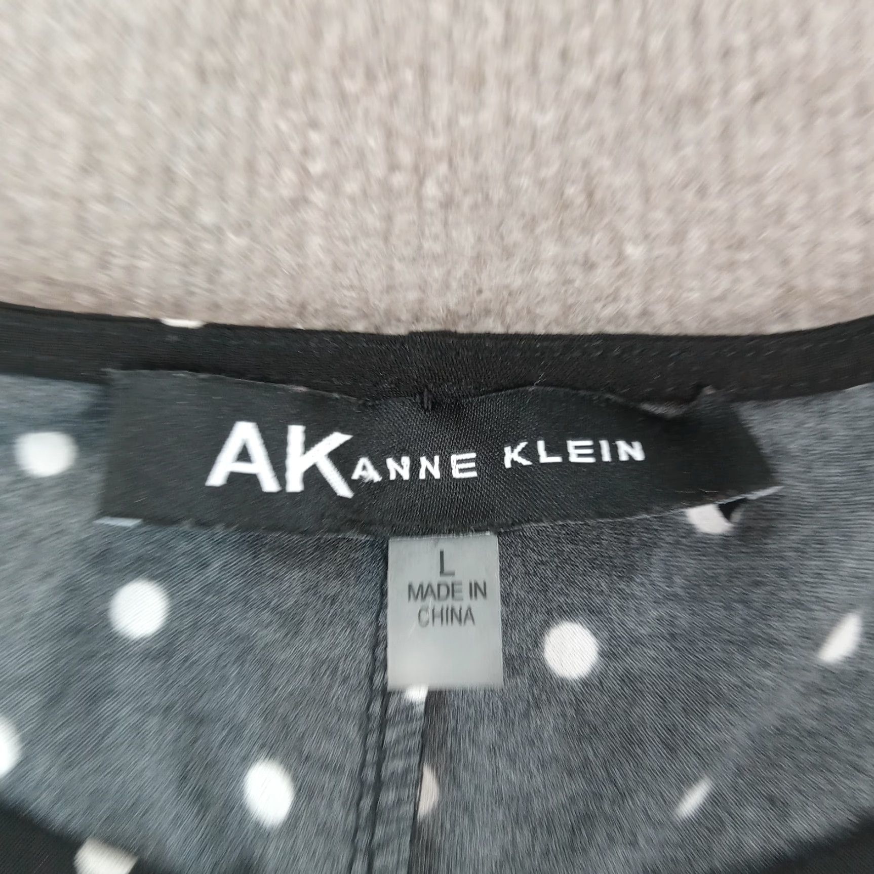 Anne Klein Anne Klein Dress Womens Large Black White Polka Dot Flowy Sleeveless Knit Size L / US 10 / IT 46 - 5 Thumbnail