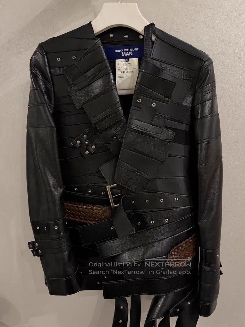 Junya Watanabe Junya Watanabe Belt Leather Jacket Size US M / EU 48-50 / 2 - 1 Thumbnail