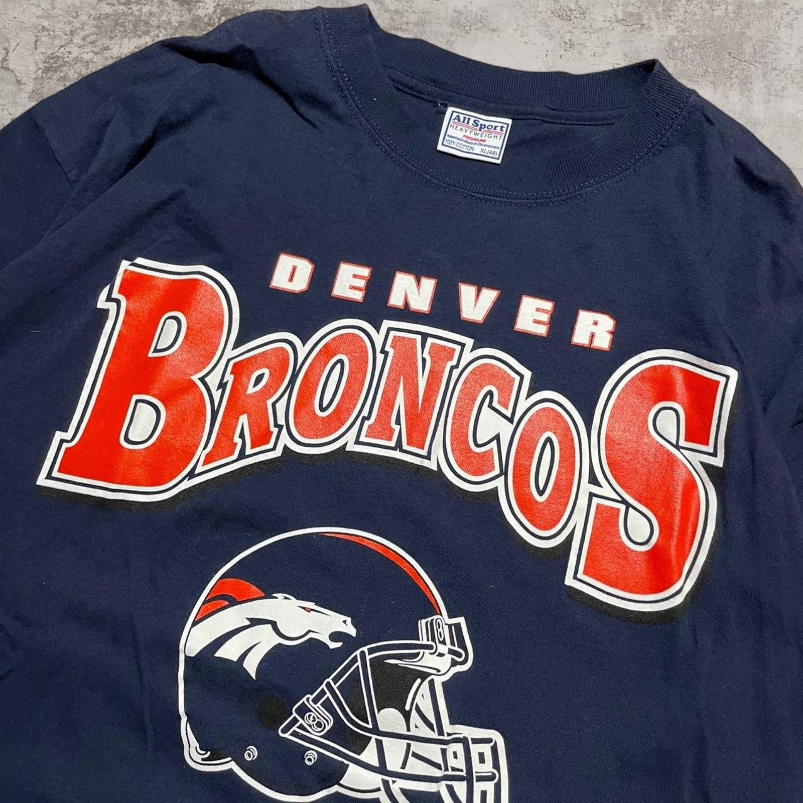 NFL 90s Denver Broncos NFL single stitch navy size XL Size US XL / EU 56 / 4 - 2 Thumbnail