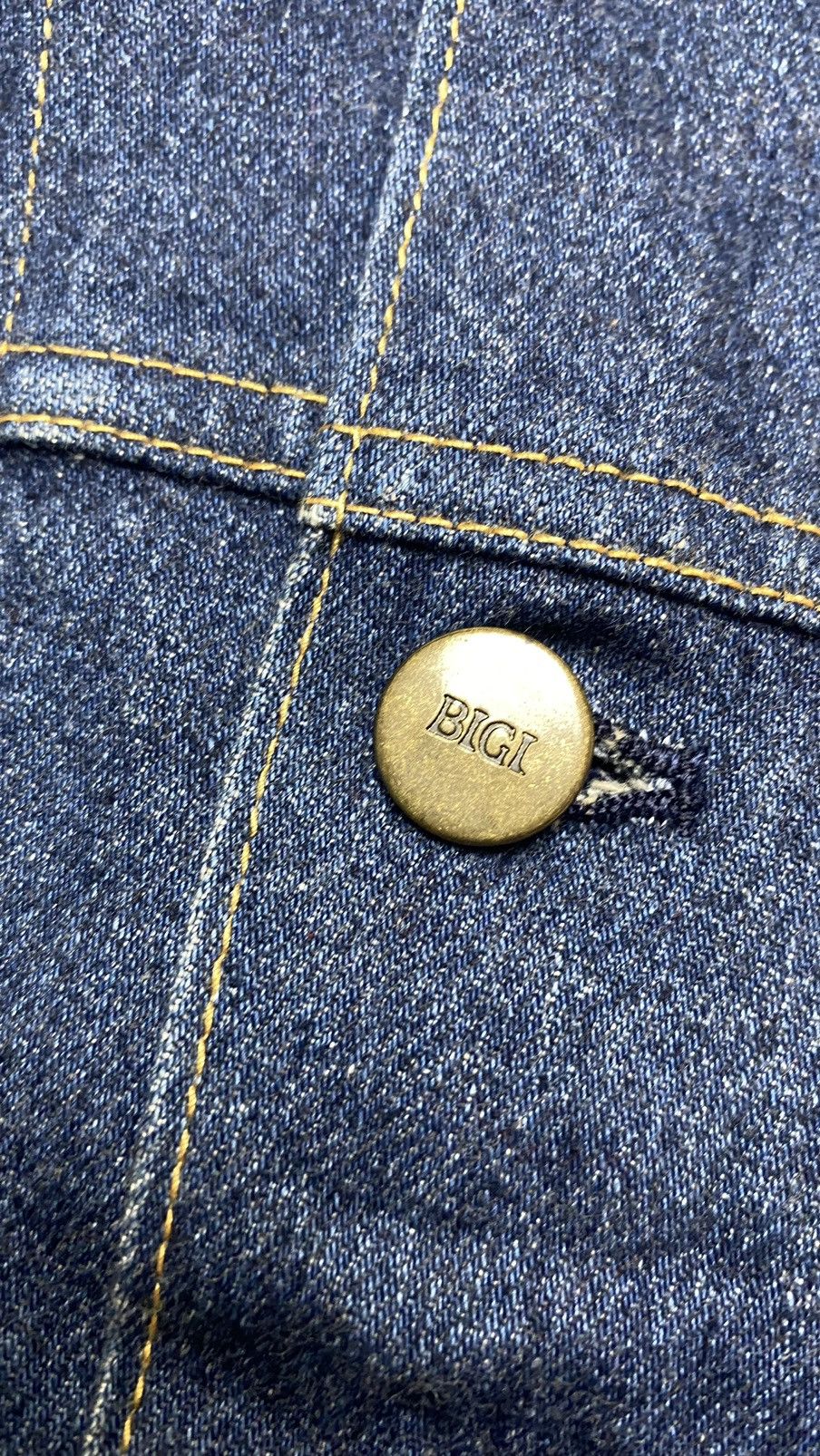 Japanese Brand 2000s Mens Bigi - Cropped Vest Denim Gaultier Style Size US M / EU 48-50 / 2 - 3 Thumbnail