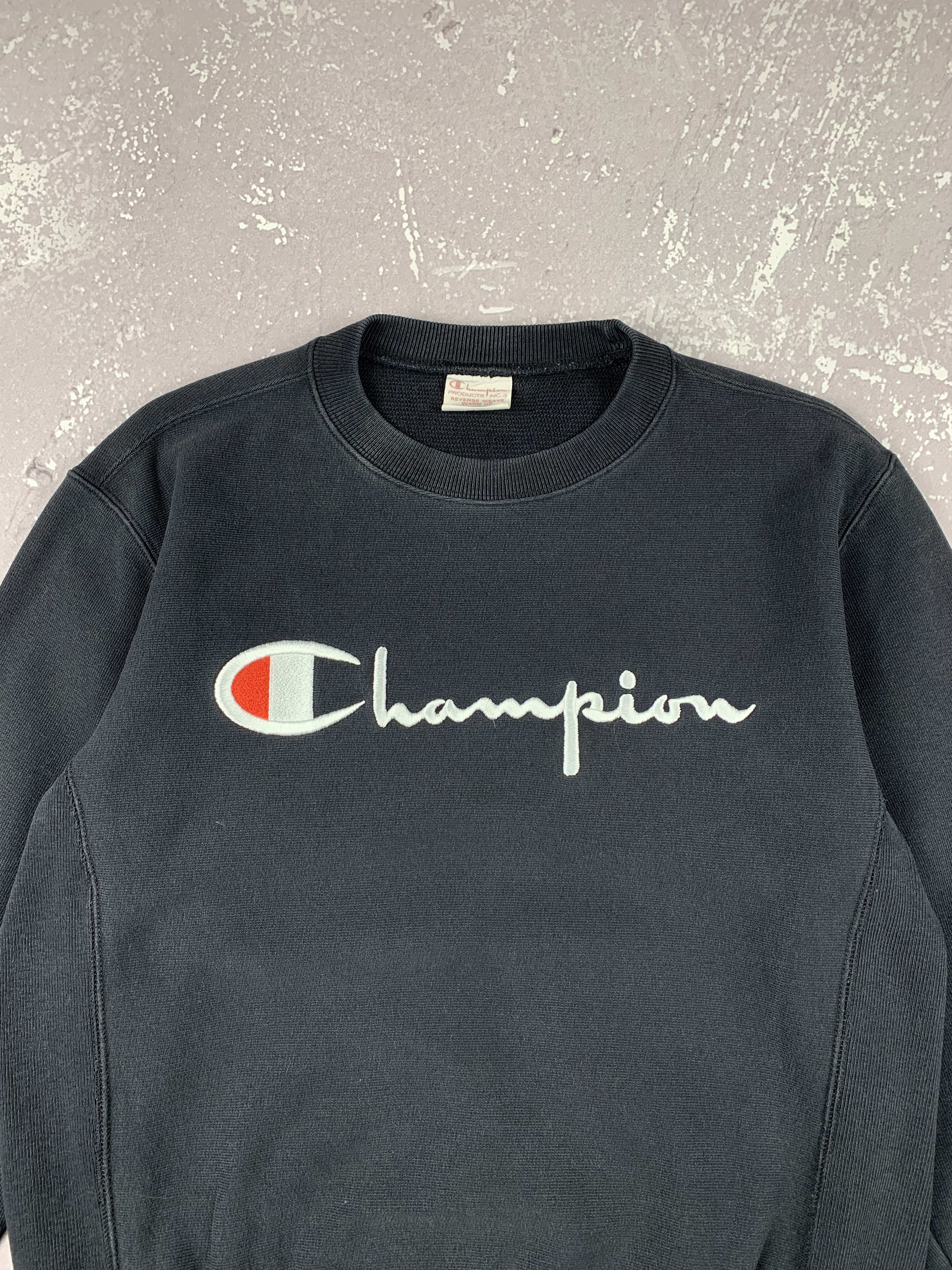 Champion × Vintage 90s Champion Reverse Weave Emboroidered Logo Sweatshirt Size US M / EU 48-50 / 2 - 3 Thumbnail
