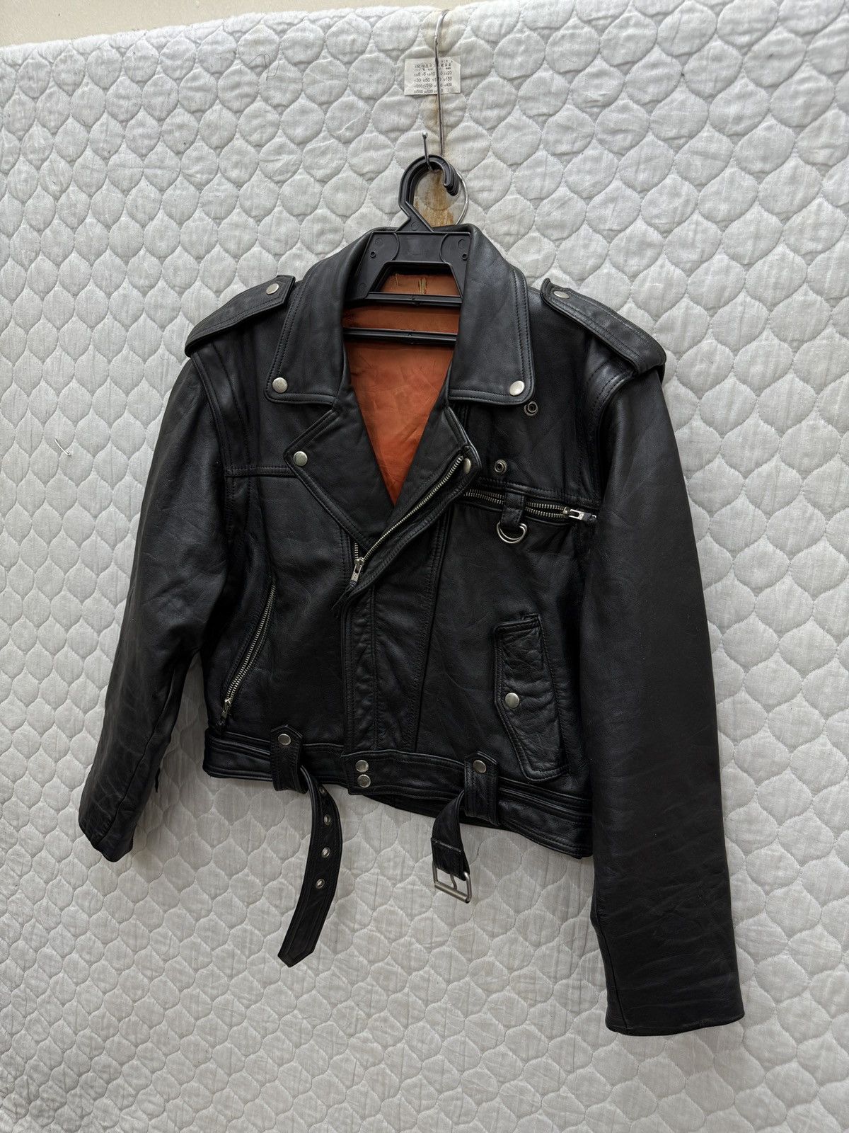 Mastercraft Union 🔥🔥🔥ARCHIVE VTG DOUBLE COLAR LEATHER JACKET Size M / US 6-8 / IT 42-44 - 2 Thumbnail