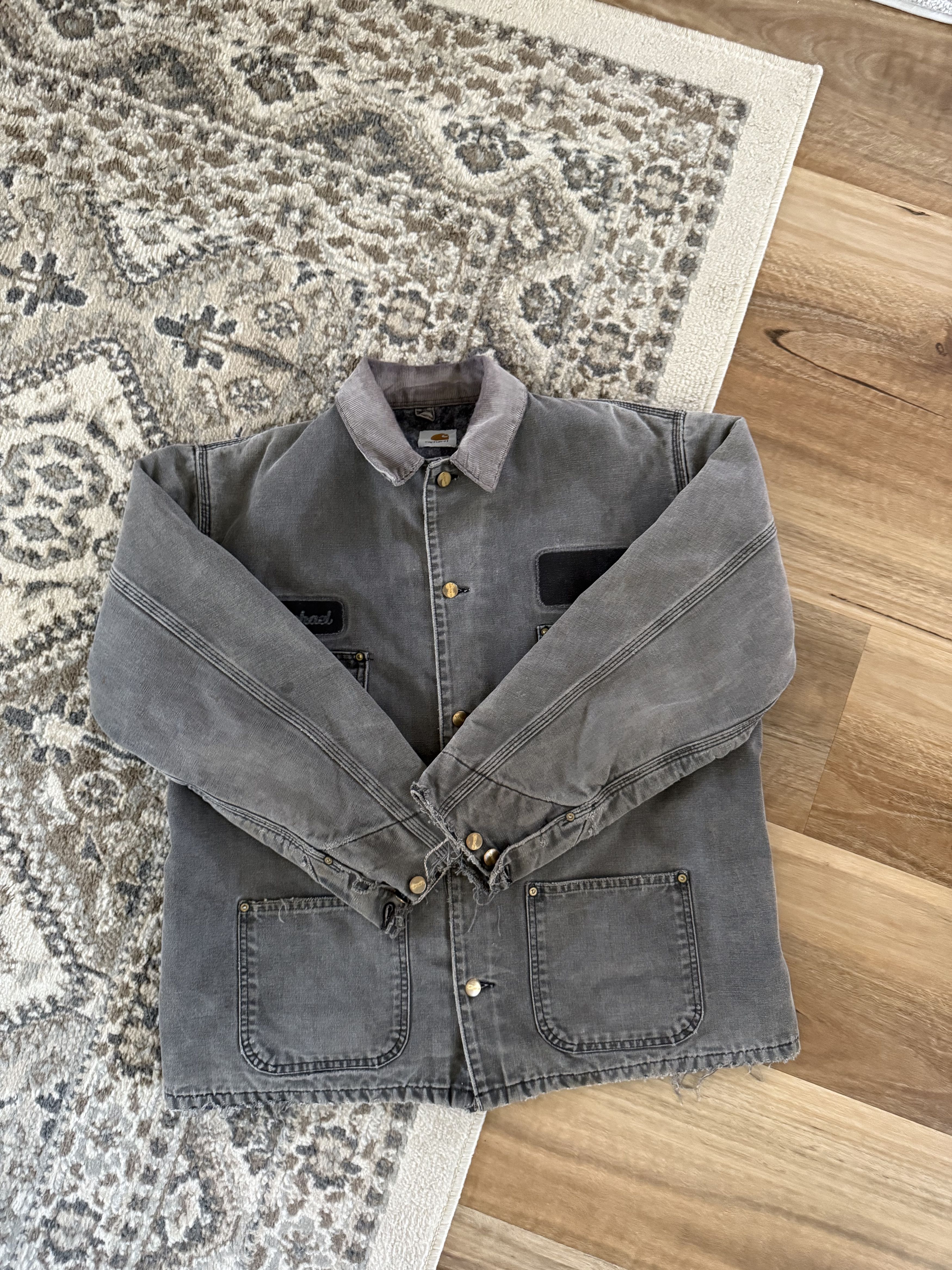 Carhartt Vintage Grey Carhartt Jacket **RARE** Size US L / EU 52-54 / 3 - 2 Thumbnail