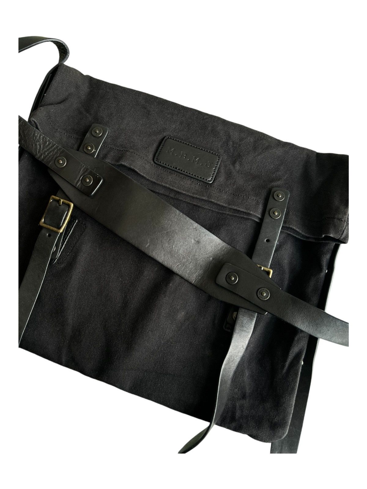 Heaven by Marc Jacobs MJ Heaven MBMJ Foldable Canvas Leather Sling Crossbody Bag Size ONE SIZE - 7 Thumbnail