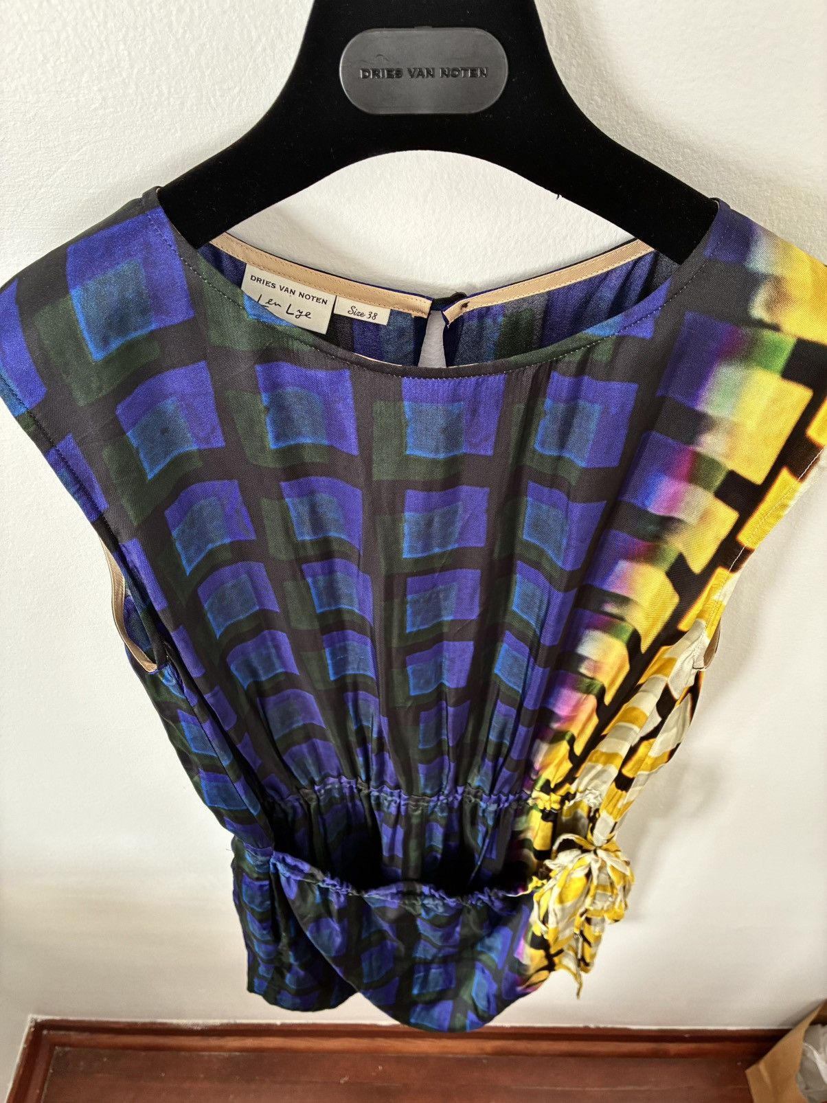 Dries Van Noten Dries Van Noten SS21 Len Lye Printed Romper w/ Apron Skirt Size 26" / US 2 / IT 38 - 10 Thumbnail