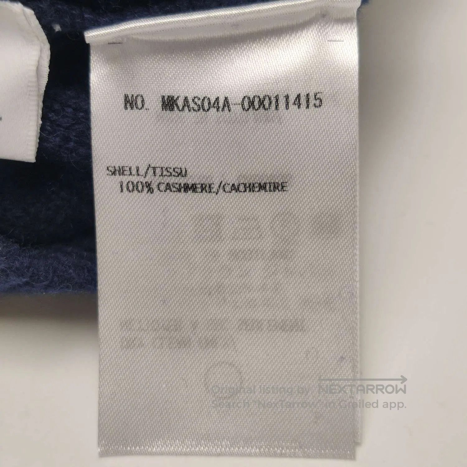 Thom Browne Thom Browne Navy Cable. Size US S / EU 44-46 / 1 - 9 Thumbnail