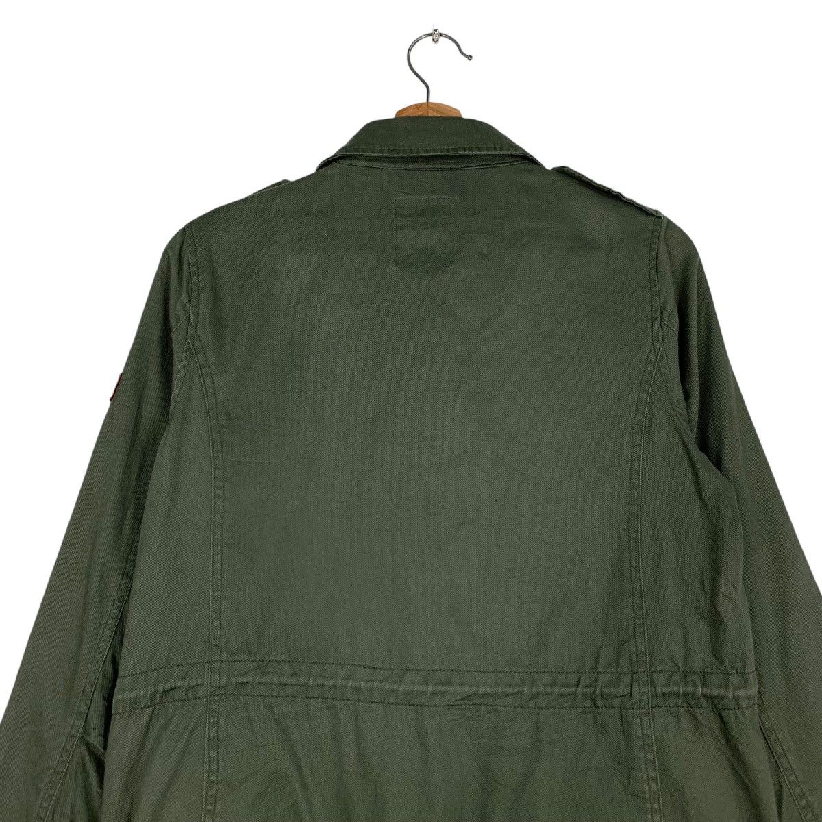 Japanese Brand DOUBLEFOCUS Dsquared Patches Field Jacket #1237-C56 Size US L / EU 52-54 / 3 - 8 Thumbnail