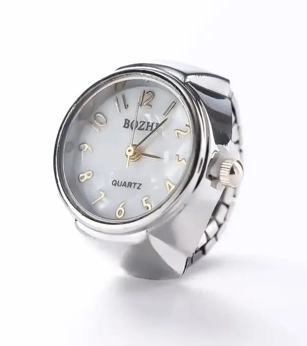 Jewelry Natsumi x Hino Mini Elastic Strap Watch Adjustable Ring Size ONE SIZE - 6 Thumbnail