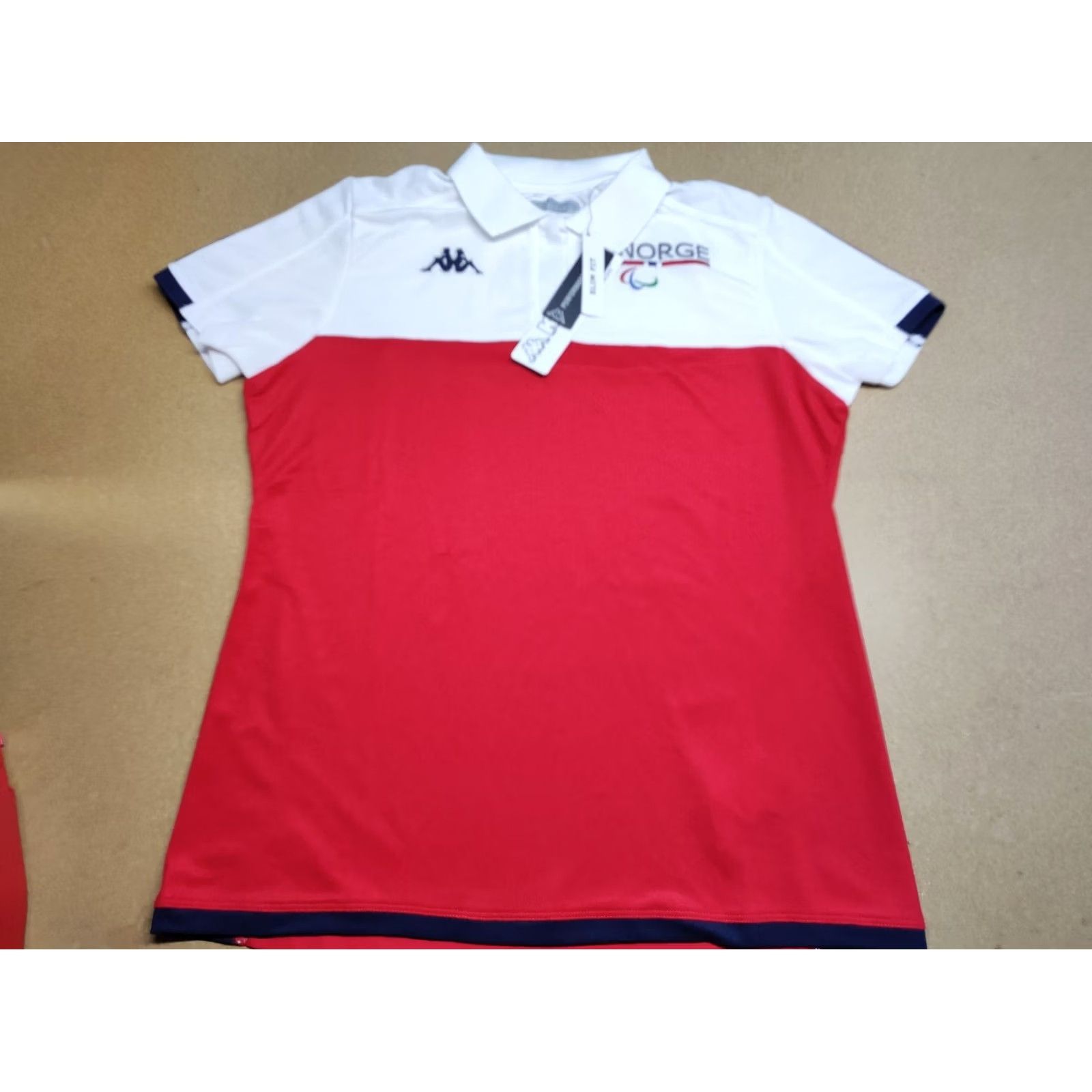 Kappa KAPPA GARA Norway Polo Shirt Womens Size L Ladies Norge Performance Short Sleeve Shirt Size L / US 10 / IT 46 - 2 Thumbnail