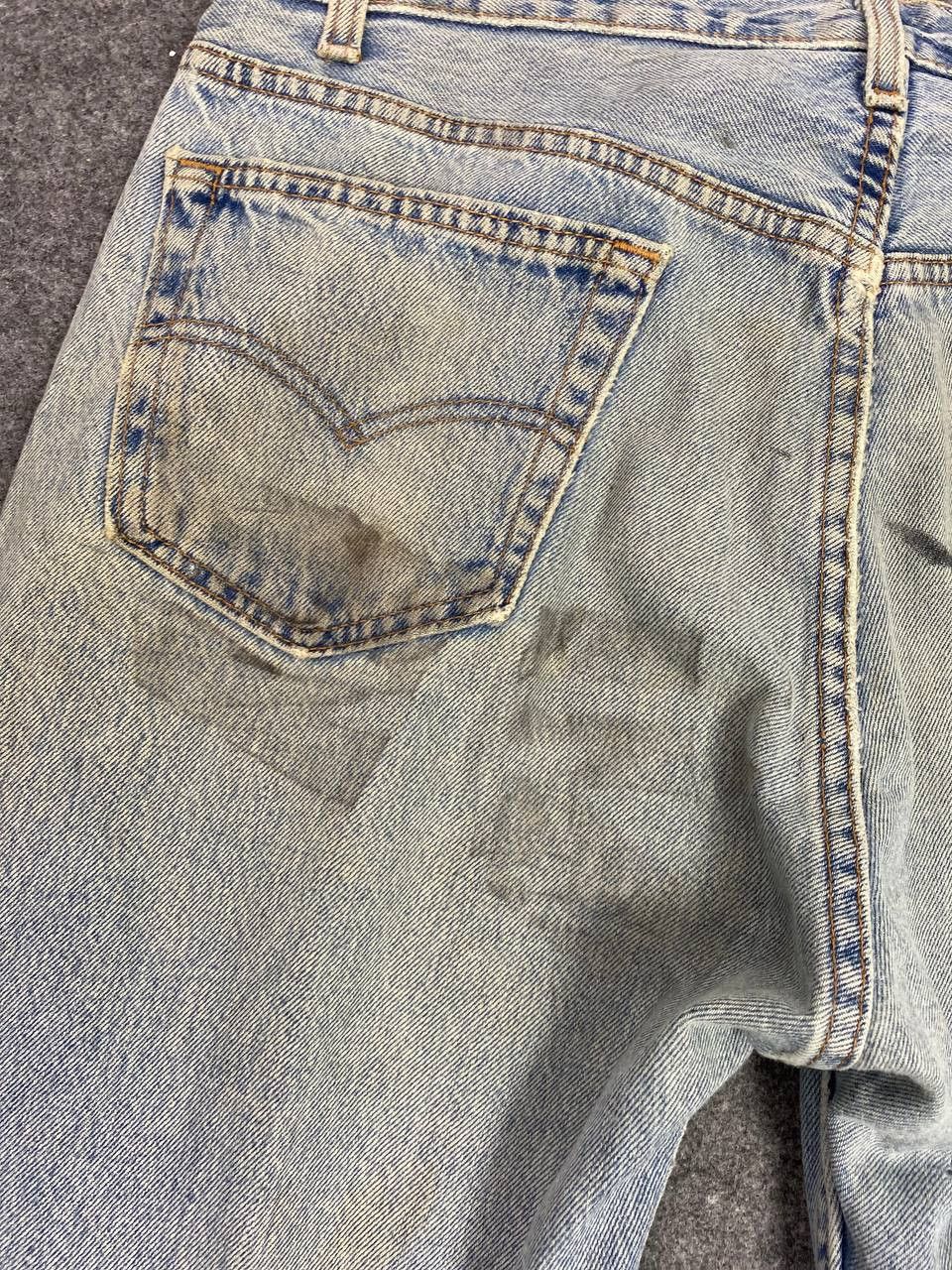 Levi's vintage levis 501 slightly distressed denim nice design Size US 36 / EU 52 - 4 Thumbnail