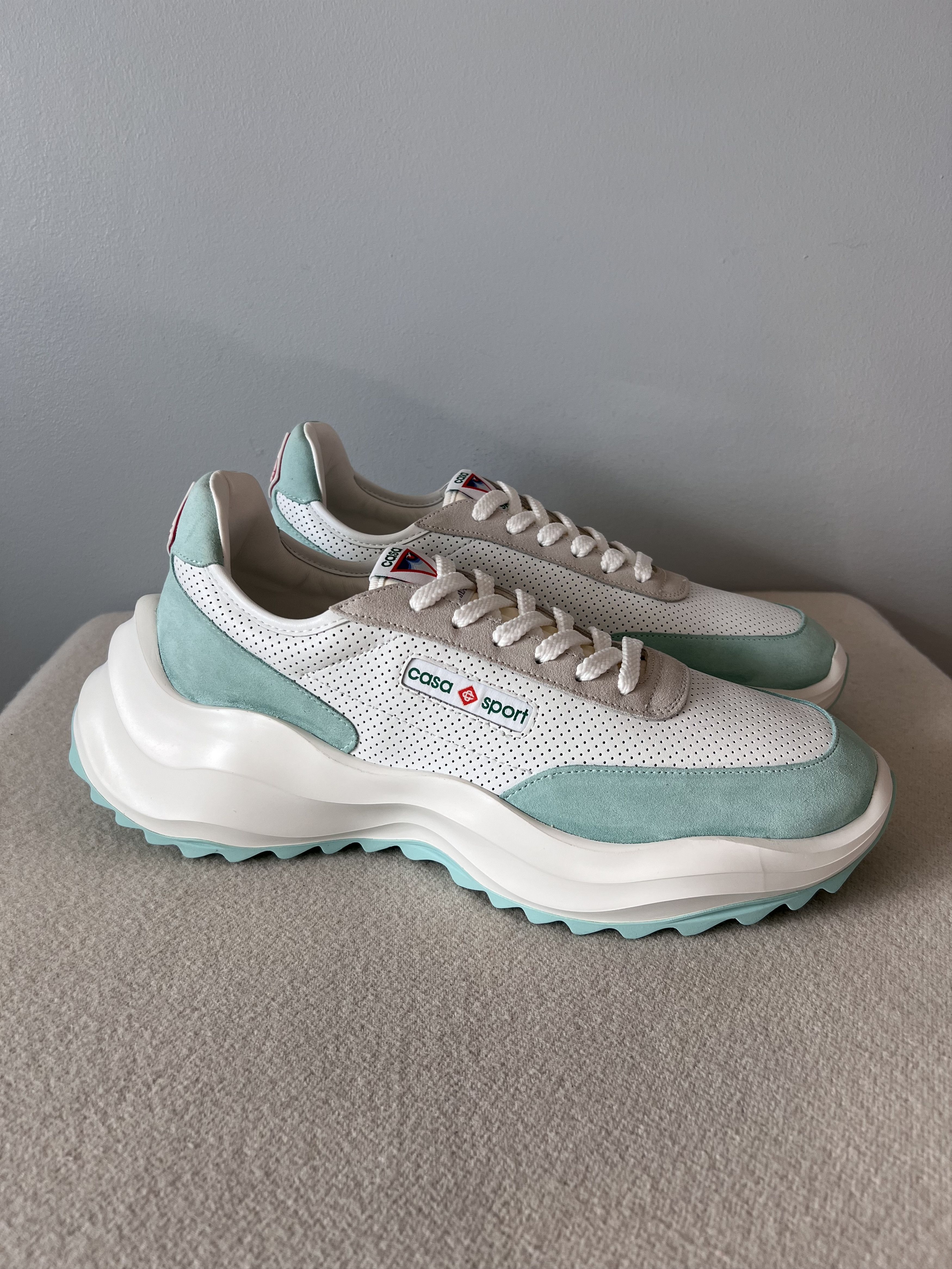 Casablanca Casablanca Atlantis Sneakers in White Mint Size US 13 / EU 46 - 1 Thumbnail