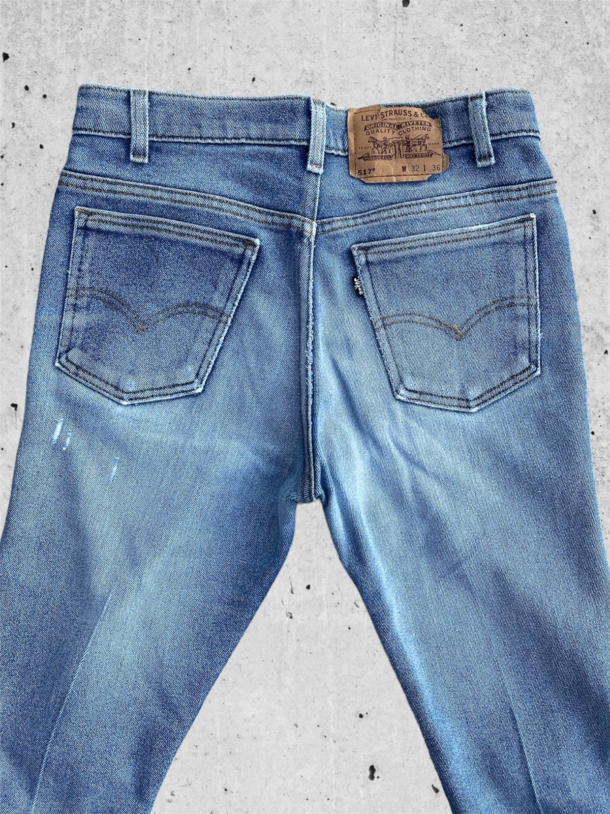 Jean × Levi's 🔥 Levi's 517 Bot Cut Distressed Denim W31🔥 Size US 31 - 10 Thumbnail