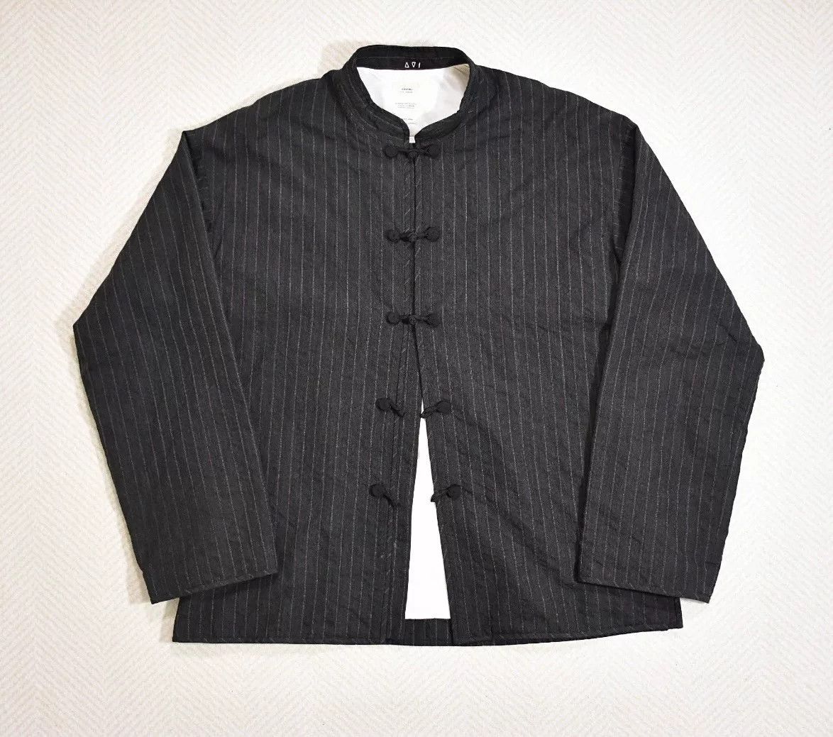 Visvim Visvim Dharma Shirt Santome Stripe Wool Shirt Size US XL / EU 56 / 4 - 1 Thumbnail